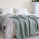 Покривало 200х220 LA MODNO COSY Green-Ecru зелене 200291 фото 1