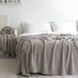 Покривало в'язане 170x240 LA MODNO CORN Beige (50% бавовна, 50% акрил) бежеве 200254 фото 2