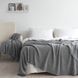 Покривало 170x240 LA MODNO Corn Gray (50% бавовна, 50% акрил) сіре 200347 фото 5