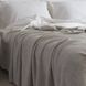 Покривало в'язане 170x240 LA MODNO CORN Natural Linen (50% бавовна, 50% акрил) лляне 200243 фото 4