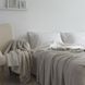 Покривало в'язане 170x240 LA MODNO CORN Natural Linen (50% бавовна, 50% акрил) лляне 200243 фото 8