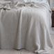 Покривало в'язане 170x240 LA MODNO CORN Natural Linen (50% бавовна, 50% акрил) лляне 200243 фото 3