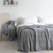 Покривало 170x240 LA MODNO Genova Gray (50% бавовна, 50% акрил) сіре 200345 фото 4