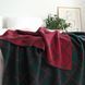 Покривало бавовняне 150x200 LA MODNO DIAMOND Green-Burgundy (100% бавовна) зелене 200261 фото 5
