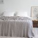Покривало в'язане 220x240 LA MODNO GENOVA Beige (50% бавовна, 50% акрил) бежеве 200249 фото 2