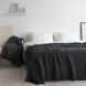 Покривало в'язане 170x240 LA MODNO GENOVA Anthracite (50% бавовна, 50% акрил) антрацитове 200259 фото 2
