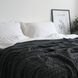 Покривало в'язане 220x240 LA MODNO GENOVA Anthracite (50% бавовна, 50% акрил) антрацитове 200229 фото 4