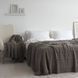 Покривало в'язане 220x240 LA MODNO GENOVA Mink (50% бавовна, 50% акрил) коричневе 200235 фото 4
