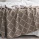 Покривало бавовняне 150x200 LA MODNO DIAMOND Dark Beige-Beige (100% бавовна) бежеве 200177 фото 4