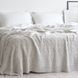 Покривало в'язане 170x240 LA MODNO Genova Natural Linen (50% бавовна, 50% акрил) лляне 200264 фото 8