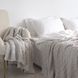 Покривало в'язане 170x240 LA MODNO Genova Natural Linen (50% бавовна, 50% акрил) лляне 200264 фото 9