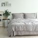 Постільна білизна жакардова 200x220 LA MODNO JACQUARD STONEWASHED Smokey Taupe сіра 200432 фото 6
