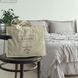 Постільна білизна жакардова 200x220 LA MODNO JACQUARD STONEWASHED Smokey Taupe сіра 200432 фото 7